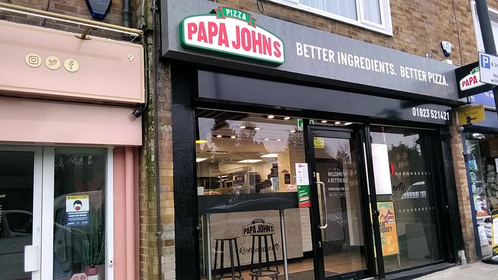 New Papa Johns, Rickmansworth London - TRI